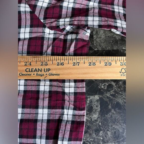 J Crew Women's Plaid Shirt Plus Size Cotton Flannel Button Down Tops 2X $79 - Picture 5 of 5
